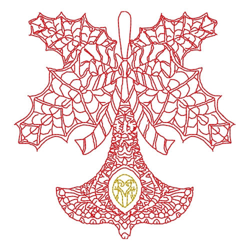Zentangle - Christmas Bell