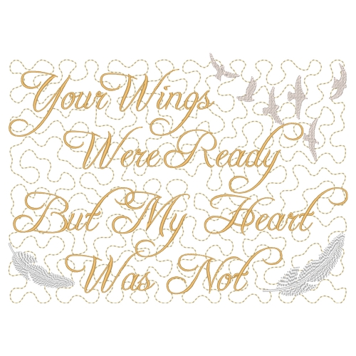 Zentangle - Wings Were Ready